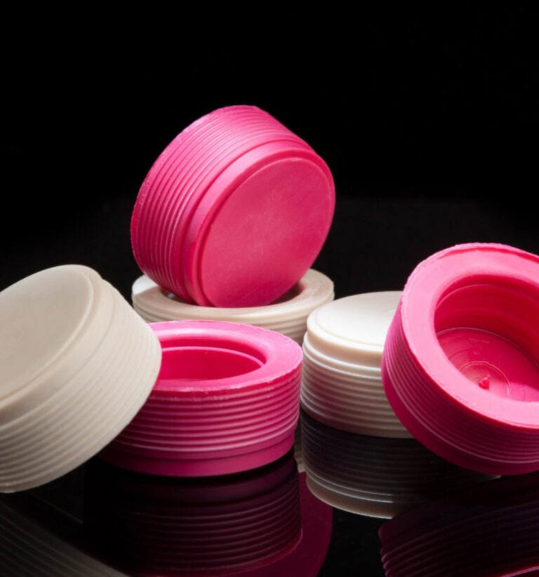 Pink & white keystones